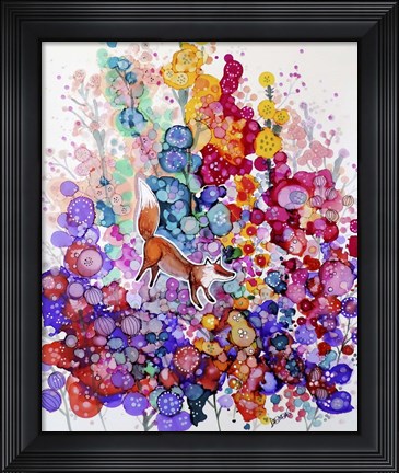 Framed Tu Es Libre Print