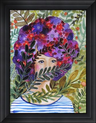 Framed Y Mettre Les Mots Print