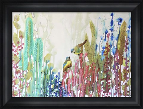 Framed Ce Que J&#39;attendais Print