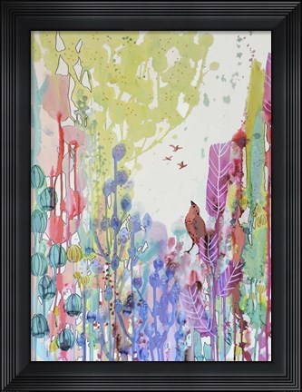 Framed J&#39;ai Tant Appris De Vous Print