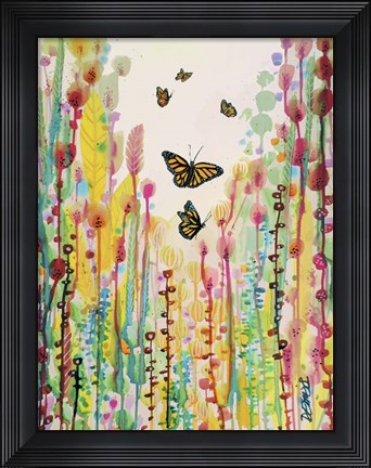 Framed Cette Cage N&#39;etait Qu&#39;un Cocon Print