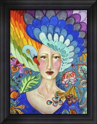 Framed Le Language Des Signes Print