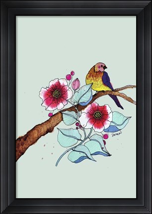 Framed Le Voyageu Hauteurr Print