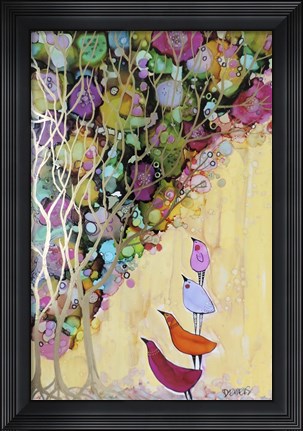 Framed Les Enfants Print