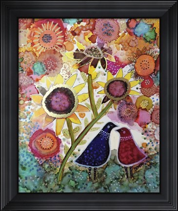 Framed Lredis Moi Ces Choses Tendres Print