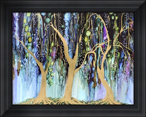 Framed Pour Consoler Nos Saules Print