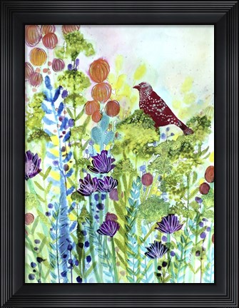 Framed Tous Les Courages Print