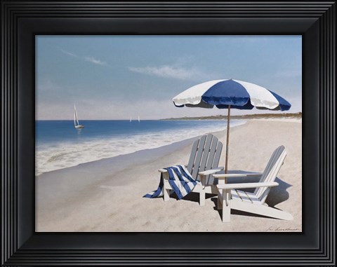 Framed Beach Bum Print