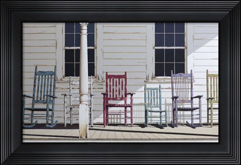 Framed Rocking Chair Family Print