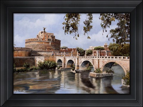 Framed Castel Sant&#39;angelo Print