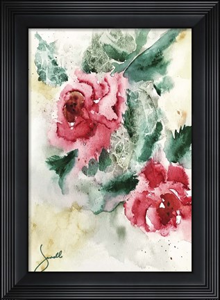Framed Roses Print