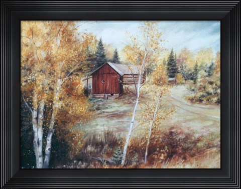 Framed Autumn Colors Quadeville On Print