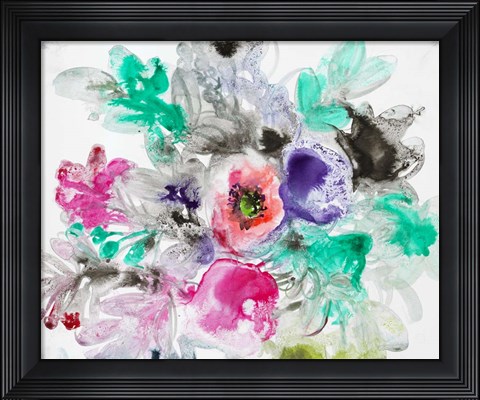 Framed Floral 1 Print