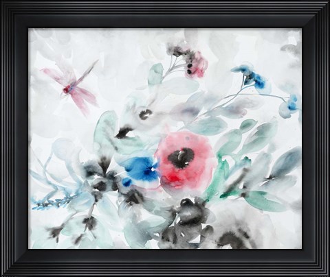 Framed Floral 6 Print