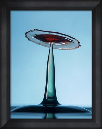 Framed Liquid Splash 3 Print