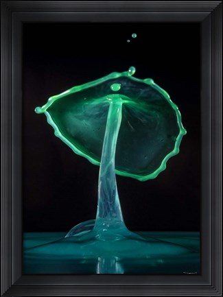 Framed Liquid Splash 4 Print