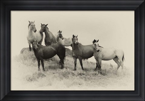 Framed Badlands Antique 2 Print