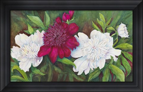 Framed Ruby Peony Print