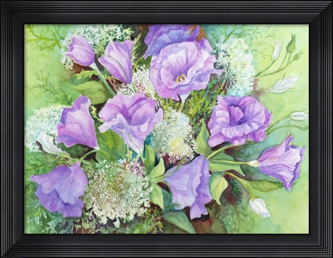Framed Lavender and Lace Print