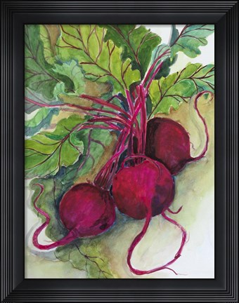 Framed Red Beets Print