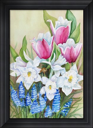 Framed Spring Garden Print