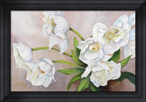 Framed Bending in the Wind Print