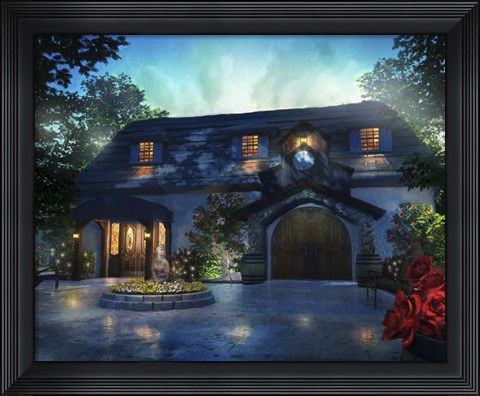 Framed Briar Rose Print