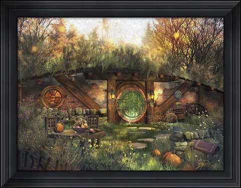 Framed Hobbit Sunrise Print