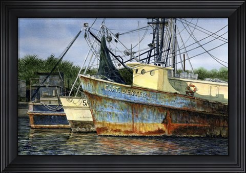 Framed Rusty Ladies Print