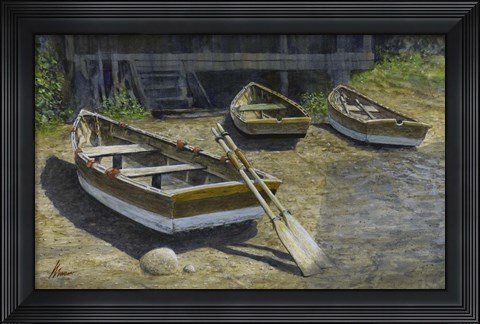 Framed Two Oar More Print