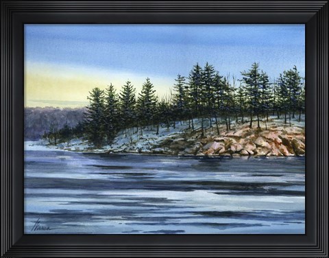 Framed Cold Bright of Winter Print