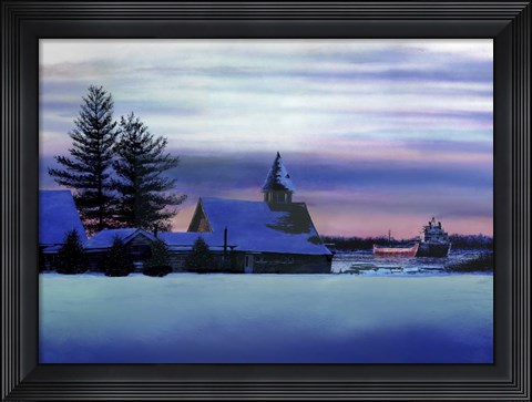 Framed Twilight&#39;s Last Gleaming Print