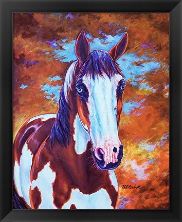 Framed Medicine Horse Print