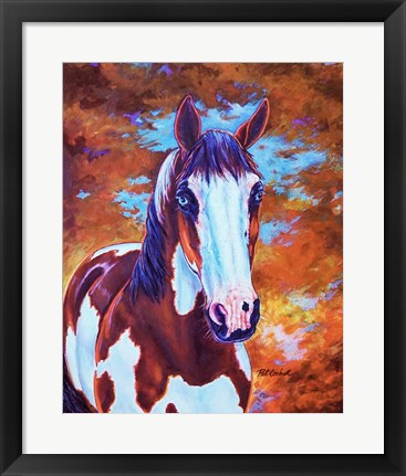 Framed Medicine Horse Print