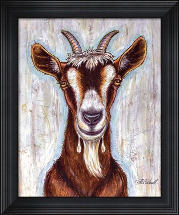 Framed Old Goat Print