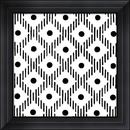 Framed Graphic Design II Print