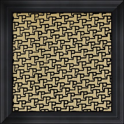 Framed Graphic Design III Print