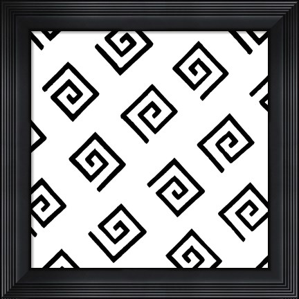Framed Graphic Design VI Print
