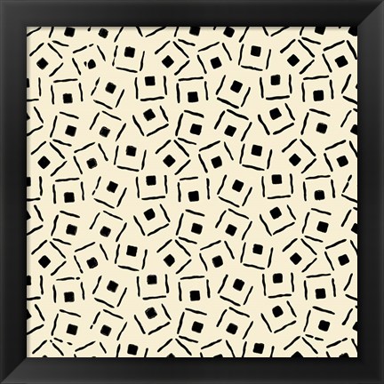 Framed Graphic Design VII Print