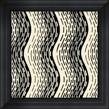 Framed Graphic Design VIII Print