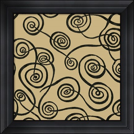 Framed Graphic Design IX Print