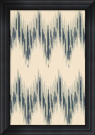 Framed Flame Stitch Motif II Print