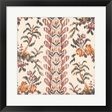 Framed Flame Stitch Motif IV Print