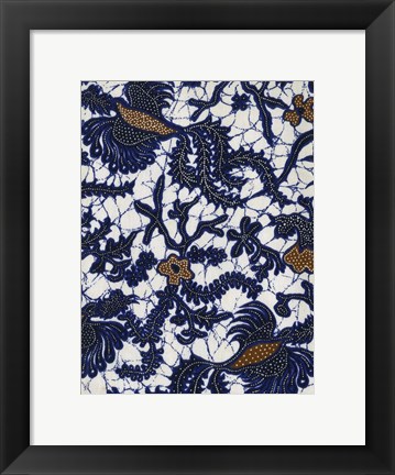 Framed Indonesian Batik I Print