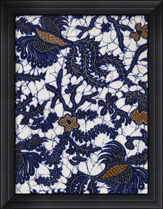 Framed Indonesian Batik I Print