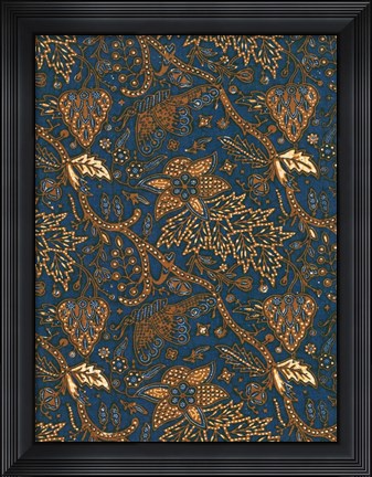 Framed Indonesian Batik II Print