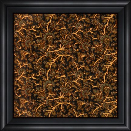 Framed Indonesian Batik VII Print