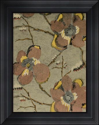 Framed Delicate Deco Pattern II Print
