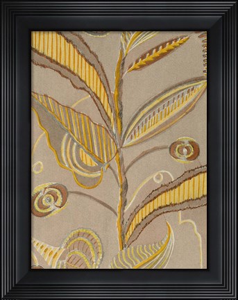 Framed Delicate Deco Pattern IV Print