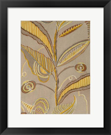 Framed Delicate Deco Pattern IV Print